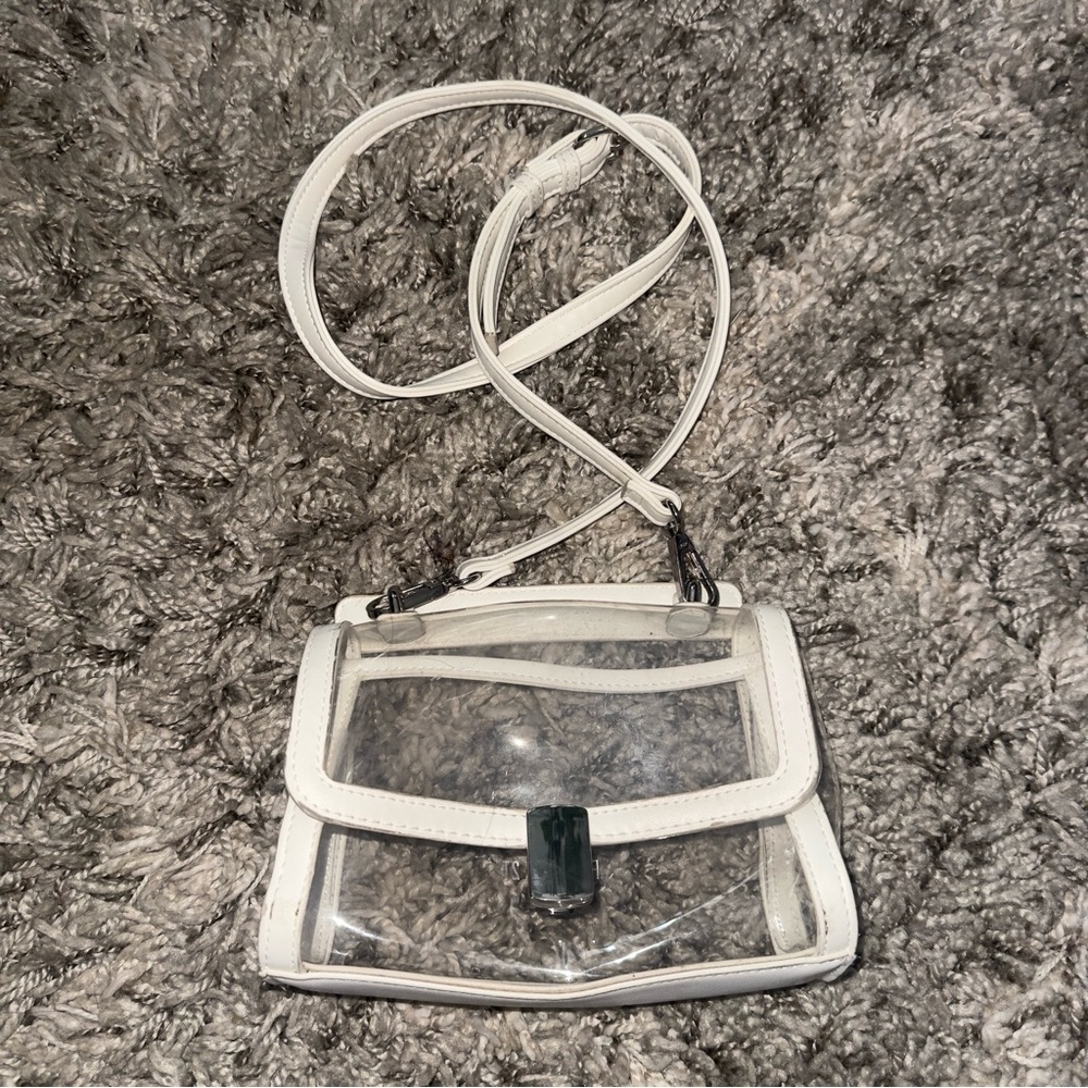 Stylish White Transparent Women's Bag